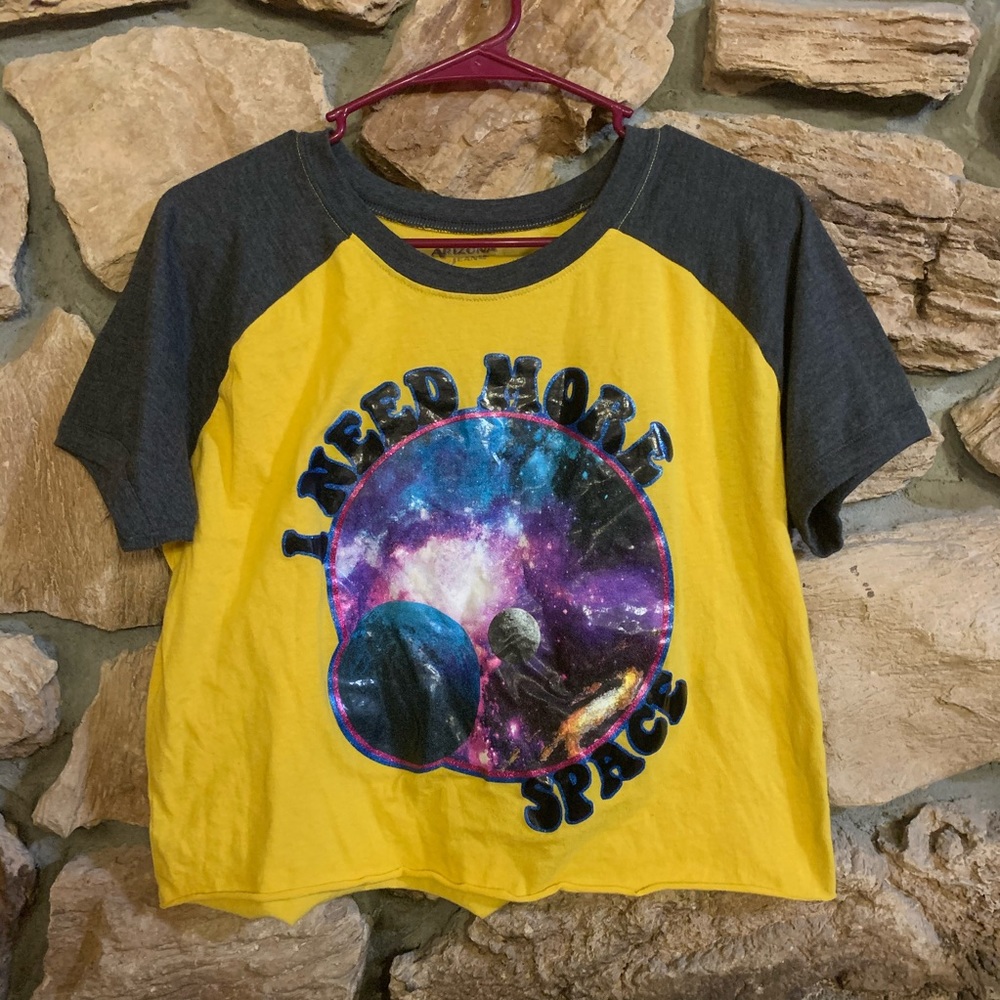 I need space Arizona crop top